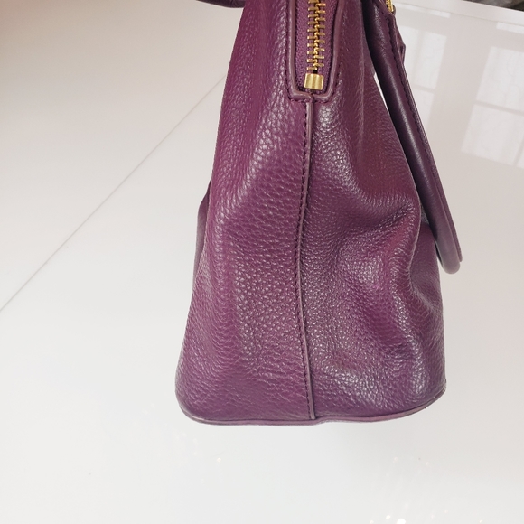 Tory Burch Amanda purple satchel bag - Picture 8 of 8